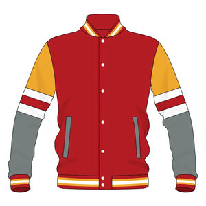 แจ็คเก็ตบอมเบอร์สำหรับผู้ชายและผู้หญิงเสื้อนอกสไตล์เบสบอลวิทยาลัยสำหรับผู้ชายเสื้อโค้ทแฟชั่น - Product Image 3