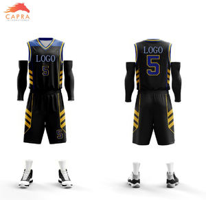 เครื่องแบบบาสเก็ตบอลสำหรับผู้ชายเครื่องแบบบาสเก็ตบอลดีไซน์ใหม่ - Product Image 4