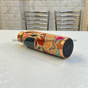 Botella de Cobre de Diseño Básico y Alta Calidad con Tapa, Accesorio para Suministro de HHO para Servir Agua y Almacenamiento en el Hogar u Oficina - Product Image 2