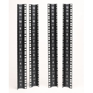 Kit di Montaggio Verticale Nero per Schneider Electric AR4000MV12U APC NetShelter CX, 536H X 120W X 56D, Pannello Patch - Product Image 1