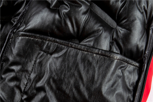 Trench long personnalisé OEM Vêtements d'extérieur pour hommes Vestes bouffantes pliables coupe-vent pour hommes avec 2 poches à manches longues - Product Image 6