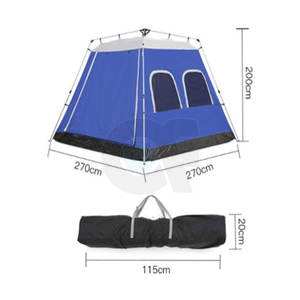 โรงงานผ้าใบคุณภาพสูง 5 เมตรเต็นท์ผ้าใบผ้าฝ้ายหรูหราเต็นท์กันน้ําเต็นท์ 4 ฤดูกาล - Product Image 4