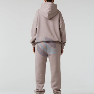 Nouvelle arrivée de survêtements de ville pour femmes de couleur unie ensemble de 2 pièces ensemble de survêtements en gros pour l'hiver ensemble de survêtements pour femmes - Product Image 5