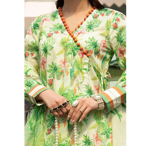 ชุดเดรสลำลองไม่มีตะเข็บสำหรับผู้หญิงชุดเดรสสไตล์ปากีสถานและอินเดีย - Product Image 5