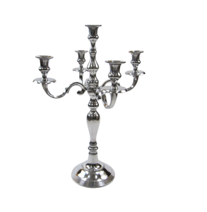 9 Arms Aluminum Nickle Plated <b>Candelabra</b> for Wedding Decoration Candle Holder & Stand From Best Exporter - Product Image 3
