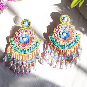 เครื่องประดับลูกปัดหลากหลายแบบ ดีไซน์เฉพาะตัว สำหรับเด็กผู้หญิงและผู้หญิง ขนาดสั่งทำได้ เหมาะสำหรับเป็นของขวัญในงานปาร์ตี้ ผลิตในอินเดีย - Product Image 2