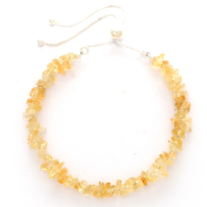 925กำไลเงินสเตอร์ลิงสร้อยข้อมือสีเหลืองมะนาวตัดหยาบพร้อมสายอ่อนอ่อนนุ่มของขวัญสำหรับผู้หญิงในกล่องของขวัญ - Product Image 5