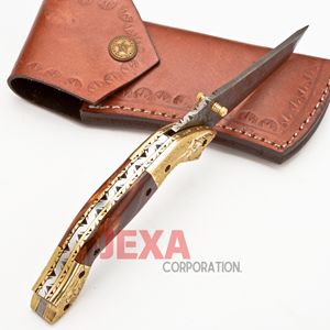 Cuchillo de caza plegable de bolsillo-Acero al carbono Ligero y duradero Multifunción para uso en exteriores - Product Image 5