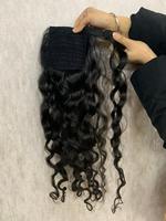 Pelipis India Selatan kutikula mentah meluruskan rambut sambungan bebas kusut keriting Afro keriting harga grosir terbaik bundel rambut manusia