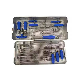 Juego de Instrumentos Ortopédicos para Cirugía de Columna Vertebral MIS (Mínimamente Invasiva) con Tornillos Pediculares, Instrumentos de Cirugía Espinal con Certificación CE, Narham Enterprises - Product Image 4