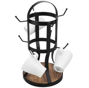 Modern classic metal mug stand coffee mug holder for home kitchenware hotel tabletop kitchen counter made in india wholesale - Product Image 3