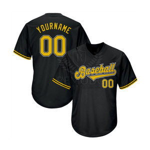 Maillot de baseball respirant de qualité supérieure, séchage rapide, vêtements de sport, couleurs et logo personnalisables, nouveauté très vendue, 100% polyester - Product Image 1