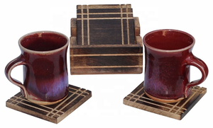 Posavasos de Madera Redondos de Alta Calidad con Soporte para Cerveza - Product Image 6