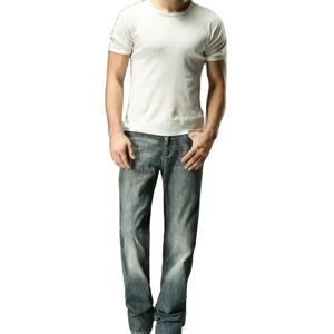 Jeans en denim coupe droite pour homme, coupe régulière, pantalon en denim, vêtements décontractés, vente chaude, haute qualité, léger - Product Image 1