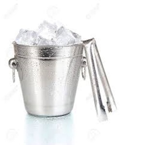 Cubo de hielo con tapa redonda grande de calidad de lujo con latón antiguo pescado para Decoración de mesa, servicio de vino, fiesta, boda - Product Image 2