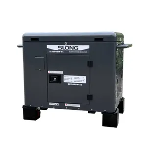 Marchio SLONG 110/220v 60hz 3 fase 20kw generatore di corrente a gas naturale per uso domestico