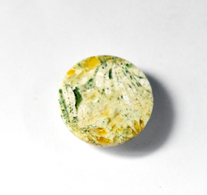 Cabochon naturel à dos plat de 15mm calibré en forme de poire brune fossile de corail rond collier de pierres précieuses en vrac pour la fabrication de bijoux - Product Image 4