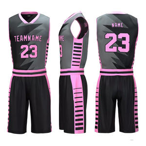 Conjunto personalizado de camisetas de baloncesto para hombres y mujeres, uniformes transpirables de talla grande al por mayor - Product Image 2