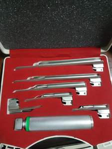 Ensemble de laryngoscope personnalisé de vente chaude Instruments chirurgicaux en acier inoxydable de haute qualité Lames de laryngoscope avec poignée - Product Image 4