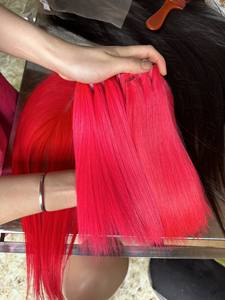 Vente en gros paquets de cheveux humains vierges Remy soyeux os droit dentelle fermeture ensemble perruques de cheveux bruts vietnamiens - Product Image 5