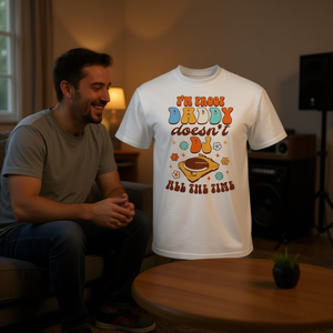T-shirt per bambini DJ Dad per la festa del papà: Sono prova che papà non fa DJ tutto il tempo - Product Image 3