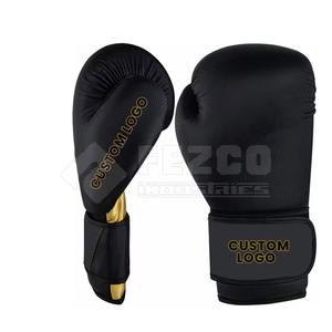 Gants de boxe en cuir sur mesure-Fermeture à crochet et boucle évacuant l'humidité Couleurs et conceptions personnalisées de haute qualité disponibles - Product Image 5