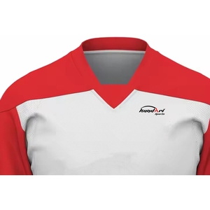 Maillots de hockey sur glace à sublimation personnalisée 100% broderie de maillot de hockey sur glace respirant en polyester - Product Image 3