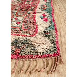 Alfombras de Lana Anudadas a Mano Nuray, Diseño Abstracto de Medallón Rojo Naranja, Patrones Rectangulares para Uso Doméstico, 9x12, Alfombra para Entrada o Pasillo, Pae-4539 - Product Image 4