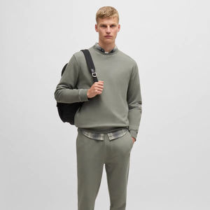 Chándal de invierno de secado rápido transpirable ligero de algodón 100% de alta calidad para hombres, conjunto de patrón sólido para adultos - Product Image 1