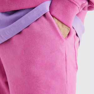 Venta al por mayor de alta calidad de los hombres de encaje Casual Stack Jogger Flare pantalones de chándal personalizado pantalones de lana de peso pesado - Product Image 5