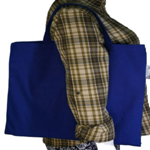 Sac fourre-tout en toile 100 % coton avec poignée longue, fermeture éclair, logo personnalisable, réutilisable pour le quotidien – Vente en gros - Product Image 4