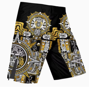 Unisex Mixed Martial Arts BJJ <b>Grappling</b> <b>Shorts</b> Digital Print Breathable Quick Dry Adult Martial Arts Training <b>Shorts</b> - Product Image 3