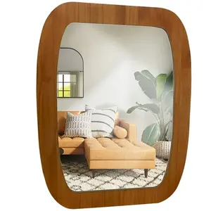 Espejo de madera de la mejor calidad con marco Espejo en forma de rectángulo Estilo simple Sala de estar Colección para el hogar - Product Image 1