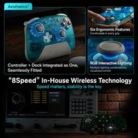 Manette de jeu sans fil 8BitDo TMR Joystick Dual Trigger Tri-Mode