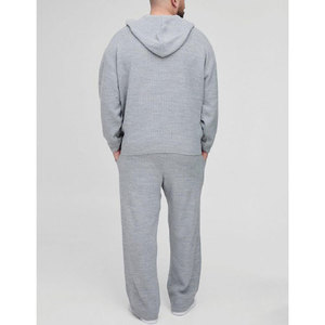 Conjunto Deportivo de 2 Piezas para Hombre, Chaqueta y Pantalón de Felpa de Algodón con Logotipo Personalizado 2026, Venta al Por Mayor - Product Image 2
