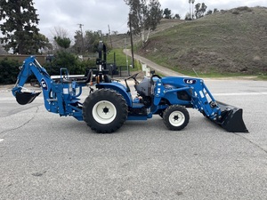 Tracteur à roues LS 2024 MT125, tondeuse à gazon à 2 temps, chargeur, machine industrielle avec bac à herbe - Product Image 2