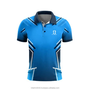 Polo de golf pour hommes grande taille, respirant, avec impression par sublimation intégrale de haute qualité et design personnalisé - Product Image 5