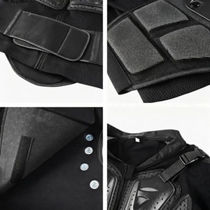 เสื้อแจ็คเก็ตมอเตอร์ไซค์เกราะป้องกันได้มาตรฐาน CE, เสื้อแจ็คเก็ตมอเตอร์ไซค์สำหรับแข่งรถระดับมืออาชีพ พร้อมแผ่นเกราะป้องกันไหล่ ข้อศอก และหลัง - Product Image 3