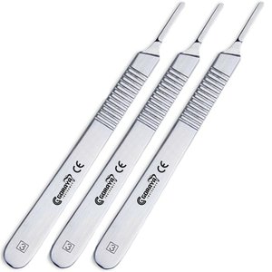 Offre Spéciale GORAYA ALLEMAND Scalpel POIGNÉE #3 pour LAMES CHIRURGICALES 10-15 OUTIL DE COUPE Acier inoxydable CE ISO APPROUVÉ - Product Image 1