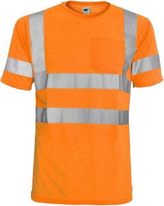 100% Polyester Hi <b>Vis</b> <b>T</b>-<b>shirts</b> Reflective Safety Workwear Construction <b>Shirts</b> Hi Visibility Work Clothing Hi <b>Vis</b> <b>T</b>-<b>shirts</b> - Product Image 3