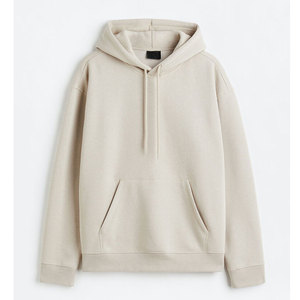 Sweat à capuche oversize vierge de qualité supérieure, épaules tombantes, en molleton bouclette 100 % coton épais, vente en gros pour le marché américain - Product Image 4