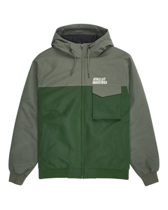 แจ็คเก็ตบอมเบอร์กันลมพิมพ์ลายปักมีฮู้ด - Product Image 5