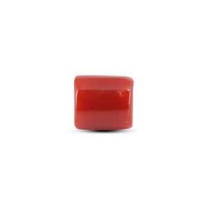 Coral rouge japonais 5,85 carats, pierre précieuse naturelle, coupe ovale polie, hauteur 8 mm, profondeur 3 mm, cornaline - Product Image 2