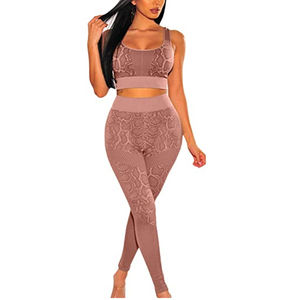 Top Trending 2024 ropa de fitness personalizada logotipo personalizado impreso secado rápido spandex poliéster fitness gimnasio Ropa deportiva Mujer - Product Image 3