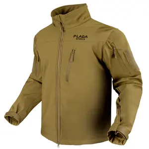 Personalizza LOGO impermeabile Outdoor Climbing Mountain escursionismo abbigliamento Warm Fleece Softshell Jacket Men Fishing Hunting Ski Clothes