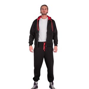 Survêtements d'hiver 2 pièces de qualité supérieure pour homme avec sweat à capuche jogging Offre Spéciale imprimé de logo personnalisé - Product Image 5