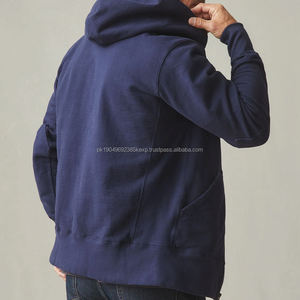 Sudadera con Capucha Completa para Hombre, Sudadera de Algodón Orgánico con Forro Polar, Sudaderas con Capucha para Hombre, Sudadera con Capucha Personalizada con Cremallera - Product Image 4