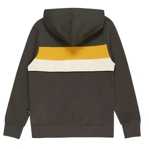 Sweat-shirt à capuche gris anthracite pour homme, coupe classique, en molleton décontracté avec poche avant, collection automne 2027 - Product Image 2