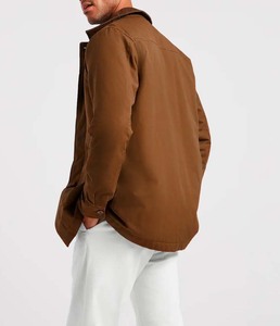 Chaqueta de Trabajo de Lona Resistente Personalizada para Hombre, Chaqueta de Invierno Transpirable de Alta Calidad para Mecánicos con Decoración Bordada - Product Image 2