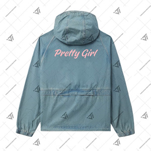 เสื้อแจ็กเก็ตกางเกงยีนส์แบบกรีกกำหนดเอง | Kapa | อัลฟาเสื้อผ้าชมรมปักยีนส์ - Product Image 2